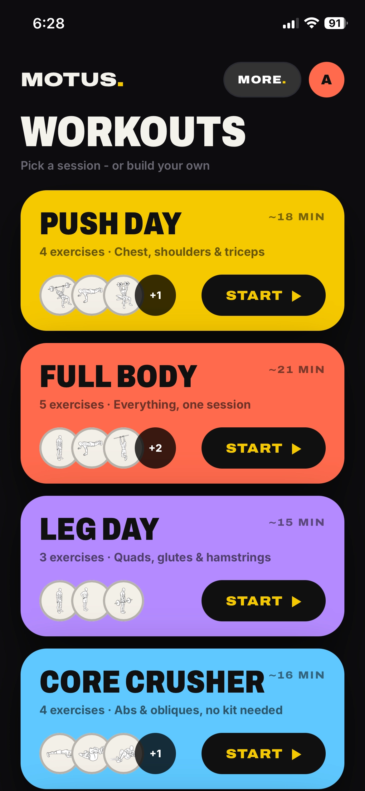 MOTUS:Workout